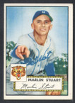 1952 Topps Baseball # 208 Marlin Stuart Detroit Tigers EX-1