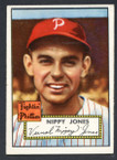 1952 Topps Baseball # 213 Nippy Jones Philadelphia Phillies VG-1
