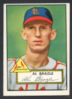 1952 Topps Baseball # 228 Al Brazle St. Louis Cardinals VG-1