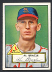 1952 Topps Baseball # 228 Al Brazle St. Louis Cardinals VG-2