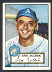 1952 Topps Baseball # 231 Sam Zoldak Philadelphia Athletics EX
