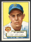 1952 Topps Baseball # 238 Art Houtteman Detroit Tigers EX