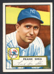 1952 Topps Baseball # 248 Frank Shea Washington Senators EX