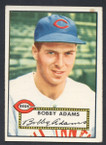 1952 Topps Baseball # 249 Bobby Adams Cincinnati Reds EX-3