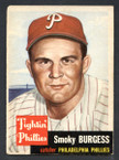 1953 Topps Baseball # 10  Smoky Burgess Philadelphia Phillies EX