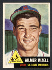 1953 Topps Baseball # 128  Wilmer Mizell St. Louis Cardinals EX/MT