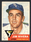 1953 Topps Baseball # 156  Jim Rivera Chicago White Sox EX