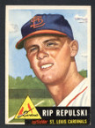 1953 Topps Baseball # 172  Rip Repulski St. Louis Cardinals EX-1