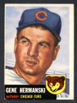 1953 Topps Baseball # 179  Gene Hermanski Chicago Cubs EX