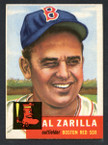 1953 Topps Baseball # 181  Al Zarilla Boston Red Sox EX-1