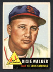 1953 Topps Baseball # 190  Dixie Walker St. Louis Cardinals EX