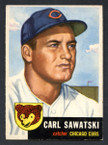 1953 Topps Baseball # 202  Carl Sawatski Chicago Cubs EX