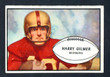 1953 Bowman Football # 027  Harry Gilmer Washington Redskins EX