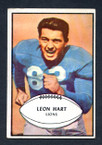 1953 Bowman Football # 031  Leon Hart Detroit Lions VG