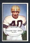 1953 Bowman Football # 046  William Jones Cleveland Browns EX