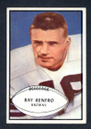 1953 Bowman Football # 062  Ray Renfro Cleveland Browns EX