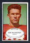 1953 Bowman Football # 067  Bob McChesney New York Giants VG
