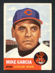 1953 Topps Baseball # 075  Mike Garcia Cleveland Indians EX-2