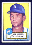 1952 Topps Baseball # 290  Joe Astroth Philadelphia Athletics EX