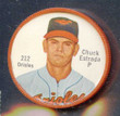 1962 Salada Coins #  212  Chuck Estrada  Baltimore Orioles EX