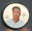 1962 Salada Coins #  162  Sam Jones  San Francisco Giants EX/MT