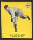 1941 Goudey Baseball # 012 Fritz Ostermueller St. Louis Browns EX