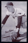1962 Exhibit Black Stat Back Baseball # 031  Norm Siebern   Kansas City Athletics EX