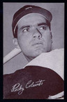 1962 Exhibit Black Stat Back Baseball # 010  Rocky Colavito   Detroit Tigers EX