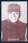 1947-66 Exhibit Baseball #  214  Don Newcombe (jacket-plain) Brooklyn Dodgers EX