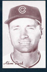 1947-66 Exhibit Baseball #  76  Alvin Dark (Cubs) (1960 only) Chicago Cubs EX