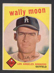 1959 Topps Baseball # 530  Wally Moon Los Angeles Dodgers EX-2