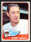 1965 Topps Baseball # 584  Harry Bright Chicago Cubs EX/MT-1