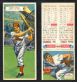 1955 Topps Double Header Baseball # 081 Danny Schell Phillies & # 82 Gus Triandos Orioles EX