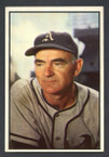 1953 Bowman Color Baseball # 095  Wally Moses Philadelphia Athletics EX/MT