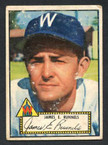 1952 Topps Baseball # 002  James E. Runnels Washington Senators G
