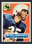 1956 Topps Football # 120  Billy Vessels Baltimore Colts EX