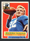 1956 Topps Football # 116  Bobby Layne Detroit Lions EX-1