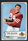 1954 Bowman Football # 054  Hugh McElhenny San Francisco 49ers VG