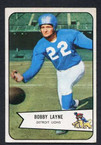 1954 Bowman Football # 053  Bobby Layne Detroit Lions EX