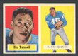 1957 Topps Football # 035  Emlen Tunnel New York Giants EX/MT