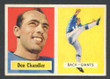 1957 Topps Football # 023  Don Chandler New York Giants NM
