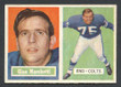 1957 Topps Football # 005  Gino Marchetti Baltimore Colts EX/MT
