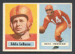 1957 Topps Football # 001  Eddie LeBaron Washington Redskins NM