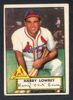 1952 Topps Baseball # 111  Harry Lowrey St. Louis Cardinals VG