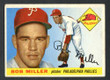 1955 Topps Baseball # 157  Bob Miller Philadelphia Phillies EX