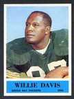 1964 Philadelphia Football # 072  Willie Davis Green Bay Packers EX/MT