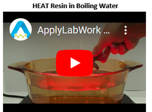 HEAT Resin in Boiling Water