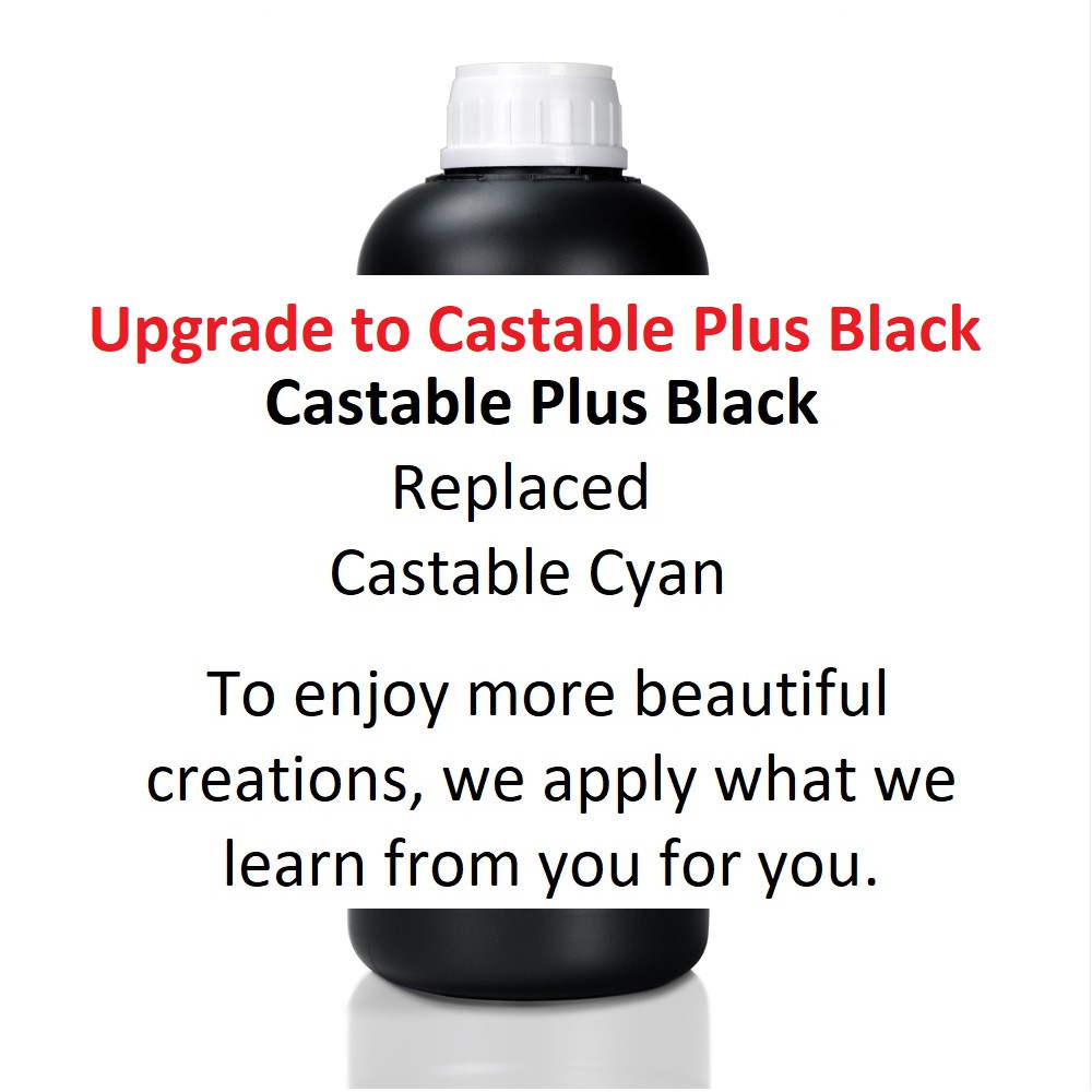 Specialty Series: MSLA Castable Cyan, for LED/LCD Printers, for