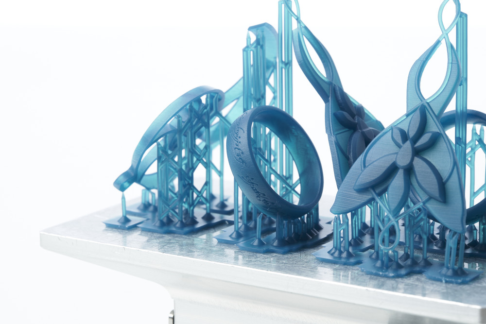 Specialty Series: MSLA Castable Cyan, for LED/LCD Printers, for
