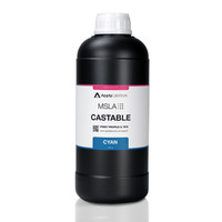 Specialty Series:  MSLA Castable Cyan, for LED/LCD Printers